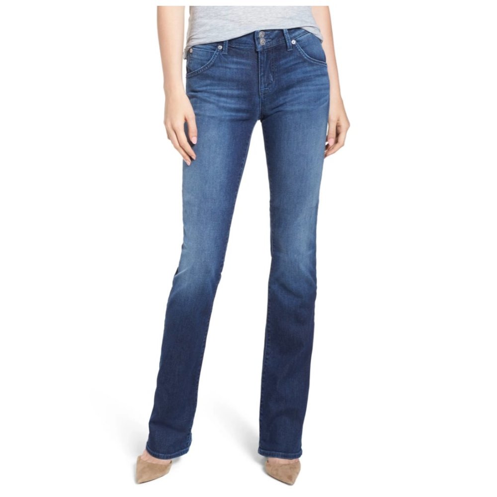 Hudson Midrise Baby Bootcut Jeans